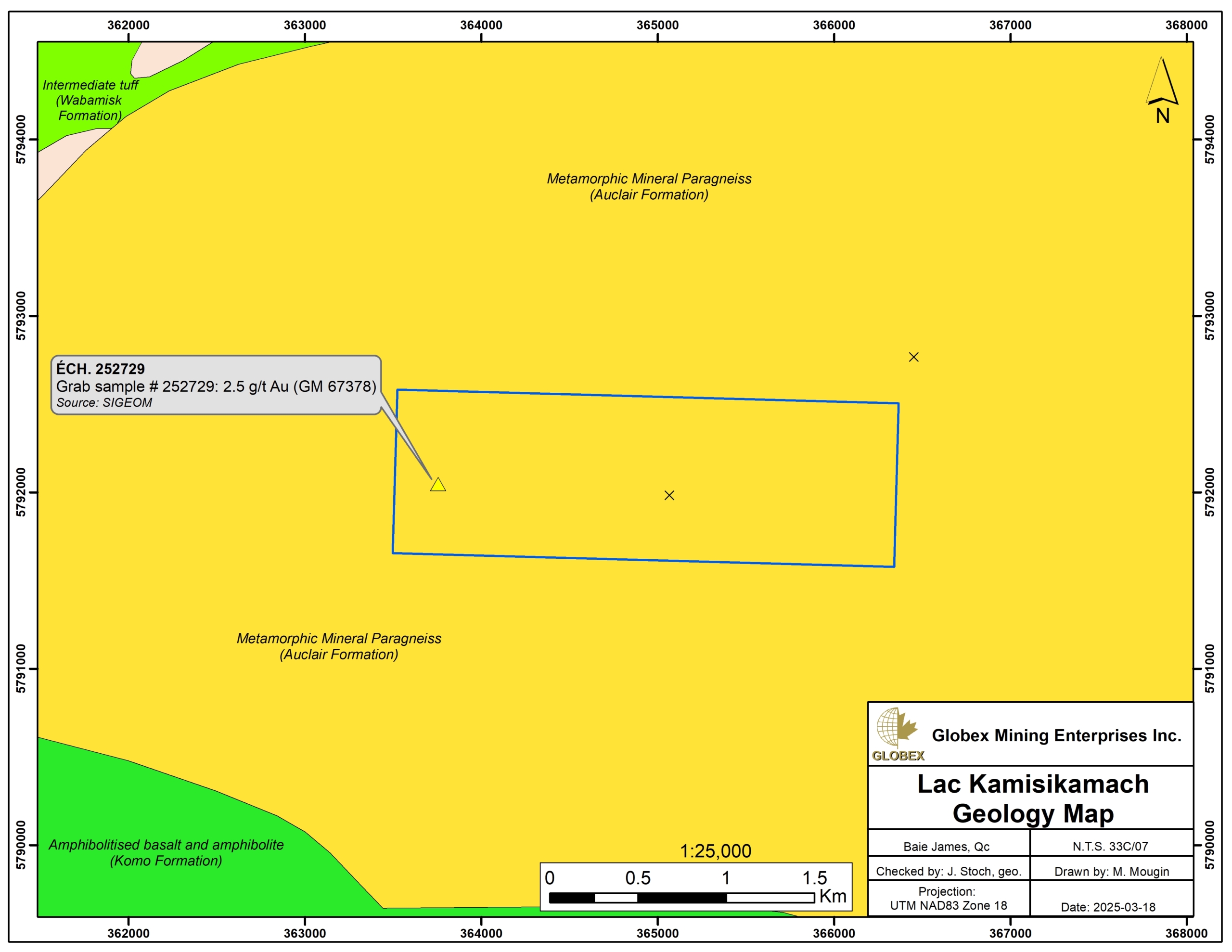 Lac Kamisikamach Geology Map_2025-03-18