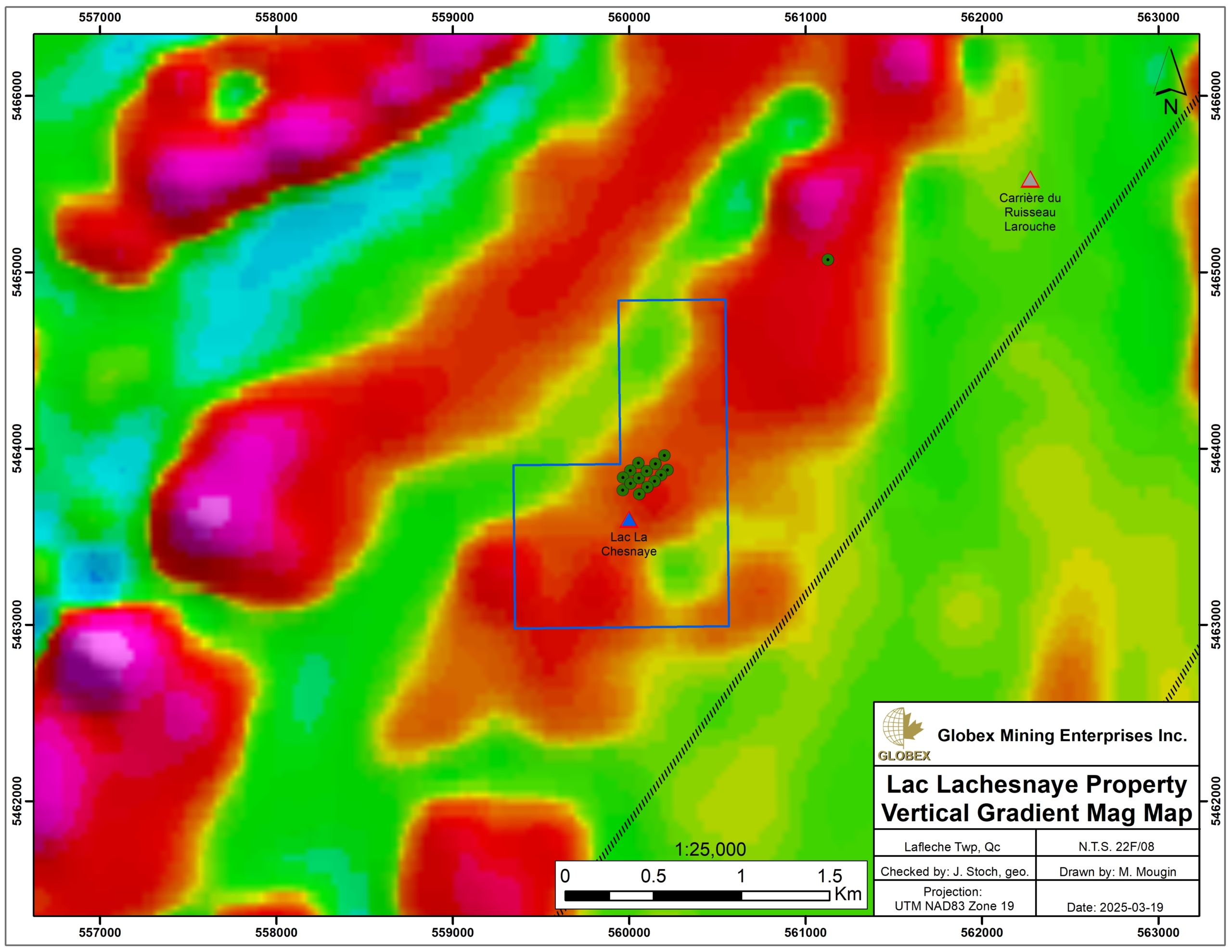 Lac Lachesnaye Mag Map 2025-03-19