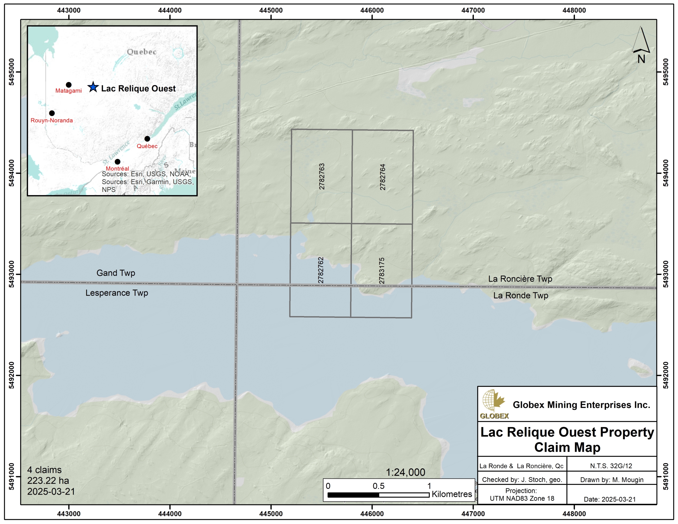 Lac Relique Ouest 2025-03-21