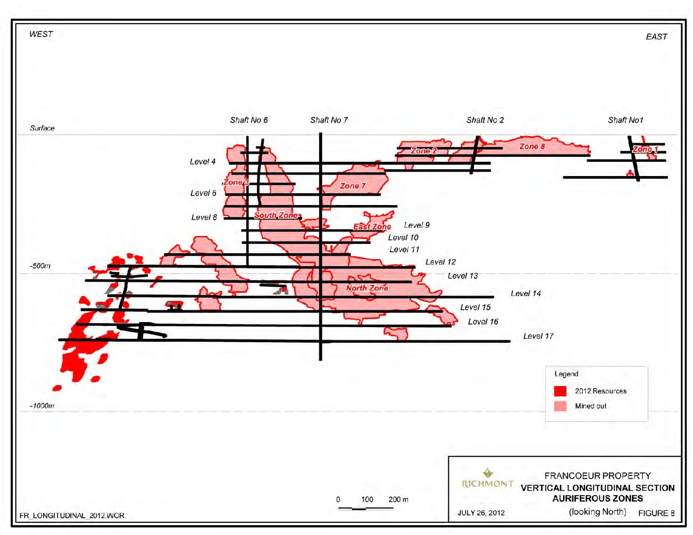 PDF_Francoeur_Tech_Rpt_2012_Vertical_Long_Section_Au_zones-pdf