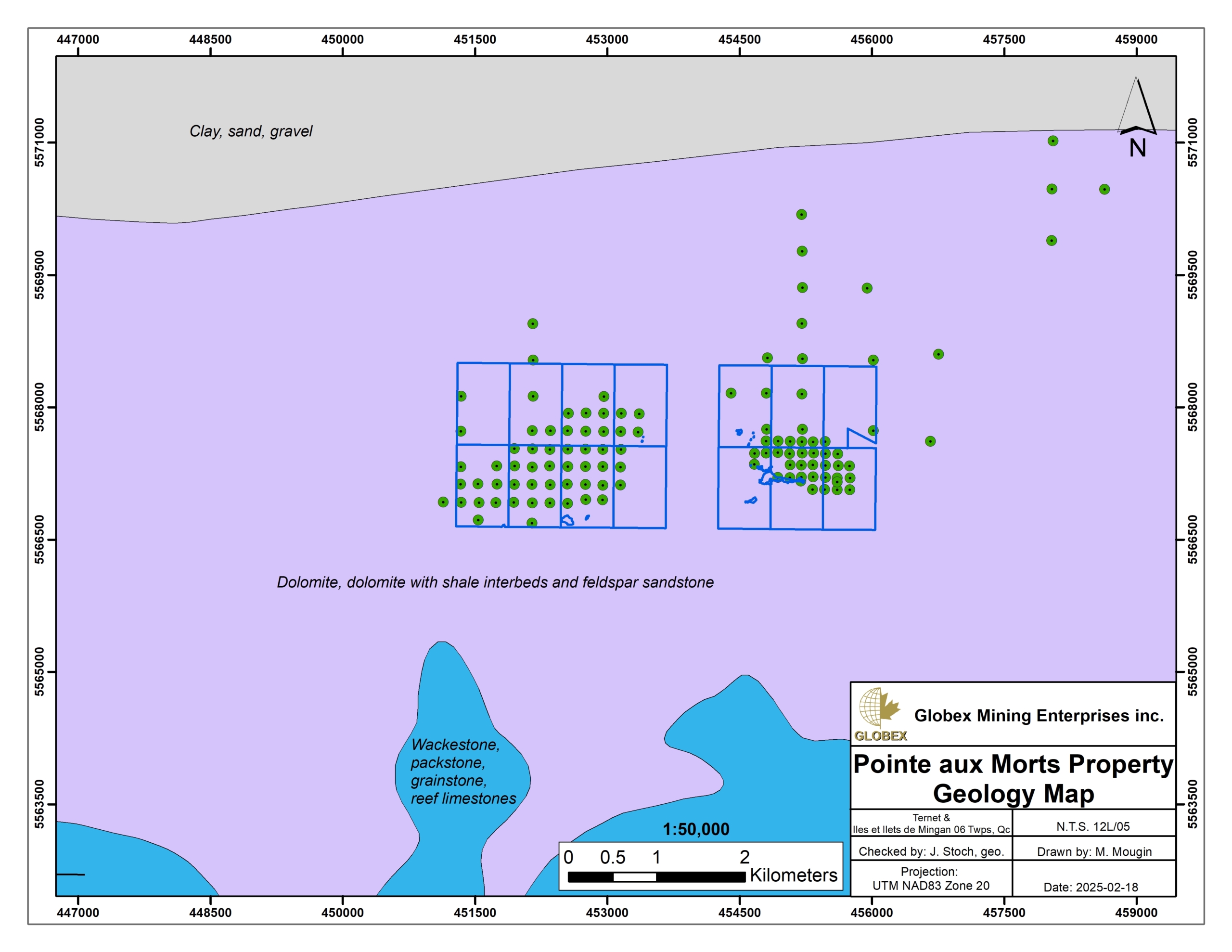 Pointe aux Morts Geology Map 2025-02-18